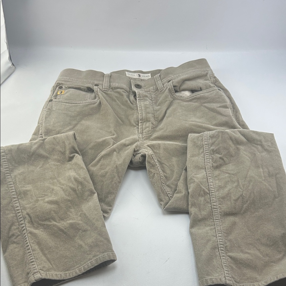 Duck Head Men's Corduroy Pants in Taupe 31/32